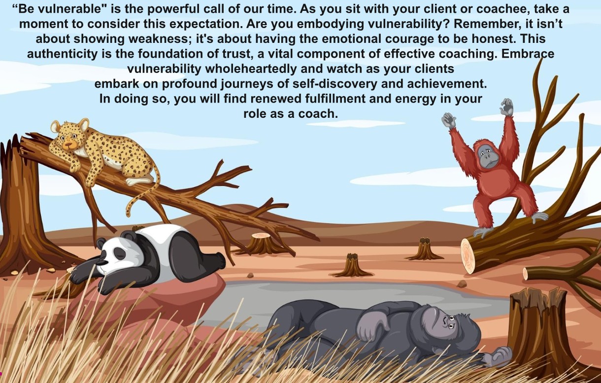 Cartoon photo of animals with a tiger, baboon, and panda